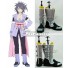 Tales of Symphonia Sheena Fujibayashi Gray Green Black Cosplay Shoes