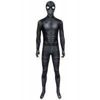 Spider Man Far From Home Peter Parker Black Jump Cosplay Costume