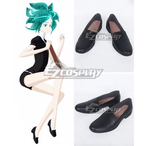 Land of the Lustrous Houseki no Kuni Phosphophyllite Cinnabar Diamond Bort Black Cosplay Shoes