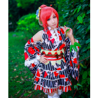 Love Live Maki Nishikino September Ver Kimono Cosplay Costume