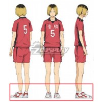 Haikyu!! Haikyuu!! Second Season Nekoma High Kenma Kozume White Cosplay Shoes