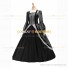 Victorian Punk Lolita Pagoda Sleeves Ball Gown Silver Dress