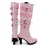 Danganronpa Andoh Ruruka Pink Shoes Cosplay Boots