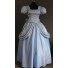 Cinderella Princess Dress Cosplay Costume Light Blue Edition