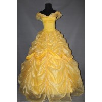 Beauty And The Beast Princess Belle Dress Cosplay Costume A