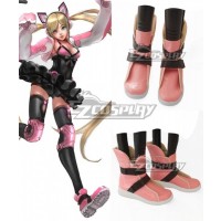 Tekken Lucky Chloe Cosplay Pink Shoes Cosplay Boots