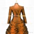 Gothic Victorian Marie Antoinette Theater Layered Evening Gown Orange Dress