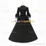 Victorian Style 18th Century Southern Belle Masquerade Black Ball Gown Dress