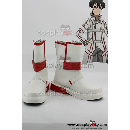 Sword Art Online Kirito Knight of Blood Cosplay Boots Custom Made