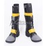 Girls Frontline UMP45 Black Yellow Shoes Cosplay Boots