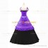 Reenactment Gothic Lolita Civil War Victorian Ball Gown Light Purple Dress