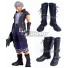 Kingdom Hearts III Riku Black Shoes Cosplay Boots