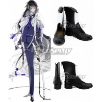 Touken Ranbu Online Juuzumaru Tsunetsugu Black White Cosplay Shoes