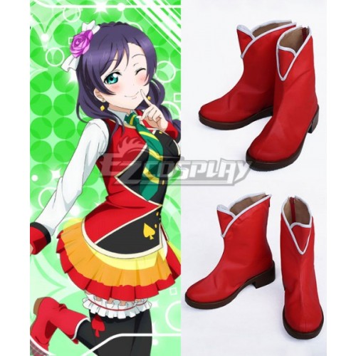 Love Live! Lovelive! School Idol Festival Sunny Day Song Nozomi Tojo Red Shoes Cosplay Boots