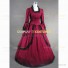 Marie Antoinette Royal Queen Renaissance Dress Evening Gown Wine