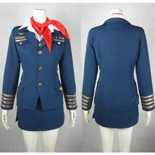 Uta No Prince Sama Ringo Tsukimiya Stewardess Cosplay Costume