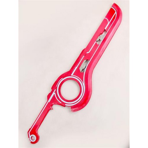 47" Xenoblade Chronicles Shulk Sword MONADO Metallic Red Cosplay