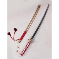 43" SHINKEN!! Ichigo Hitofuri Sword with Sheath Cosplay Prop