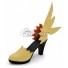 Overwatch OW Mercy Angela Ziegler Magical Girl Yellow Cosplay Shoes