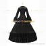 Southern Belle Retro Gothic Lolita Falbala Evening Ball Gown Black Dress