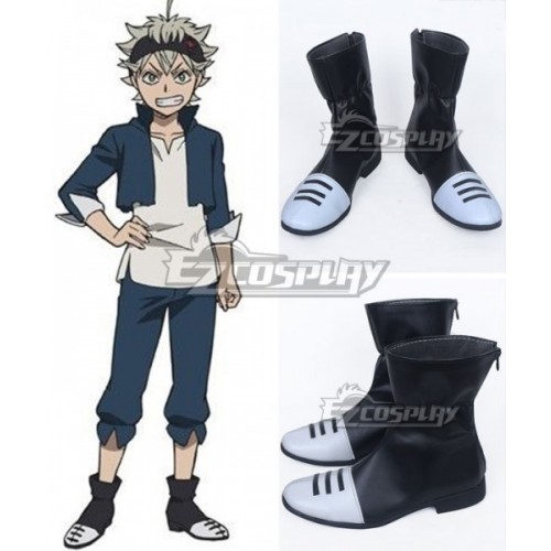 Black Clover Asta Black Shoes Cosplay Boots