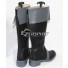 Black Bullet Satomi Rentaro Black And Silver Shoes Cosplay Boots