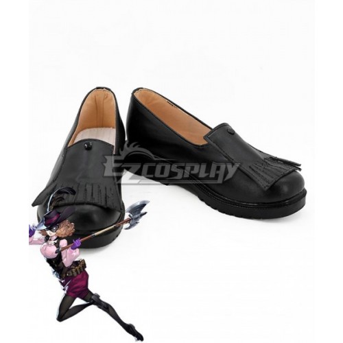 Persona 5 Noir Haru Okumura Black Cosplay Shoes