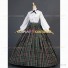 Classic Lolita Dress Vintage Sweet Dolly Country Tartan Dress