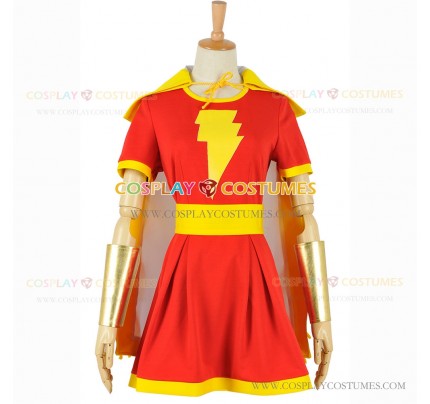 Captain Marvel Cosplay Mary Marvel Costume Superhero Outfit