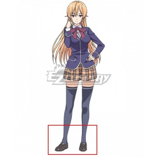 Food Wars Shokugeki No Soma Erina Nakiri Black Cosplay Shoes