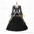 Victorian Punk Lolita Pagoda Sleeves Ball Gown Silver Dress