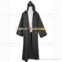 Obi Wan Costume for Star Wars Cosplay Cloak Only Black