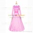 Beauty And The Beast Belle Cosplay Costume Pink Princess Dress