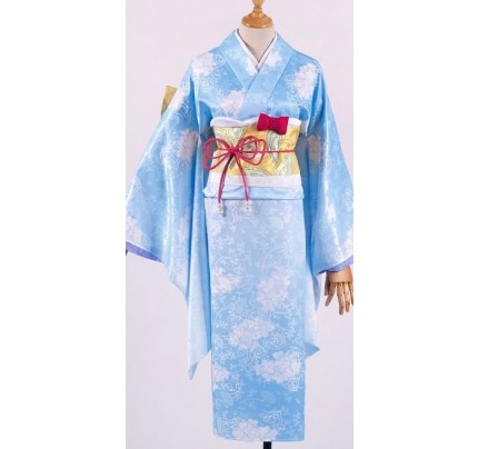 Date A Live Origami Tobiichi Kimono Cosplay Costume