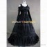 Gothic Southern Belle Off Shoulder Black Bow Lolita Dress