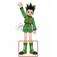 Hunter x Hunter Gon Freecss Green Shoes Cosplay Boots