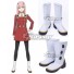 Darling in the Franxx Zero Two Code 002 White Shoes Cosplay Boots