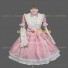 Classic Sweet Love Pink Lolita Dress Ruffle Bow Tiered Dress