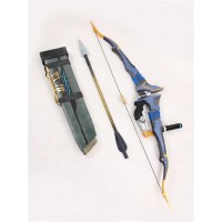 49" OW Hanzo's Storm Bow, Arrow and Quiver PVC Cosplay Prop