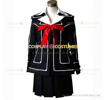 Vampire Knight Cosplay Night Class Girls Kurosu Yuuki Costume Black