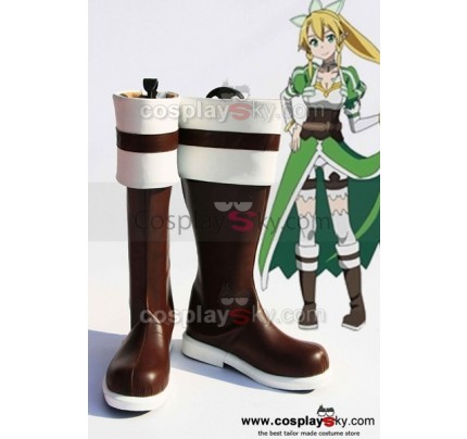 Sword Art Online ALfheim Online Leafa Lyfa Cosplay Shoes Boots