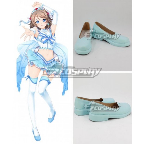 Love Live! Sunshine!! You Watanabe Blue Cosplay Shoes