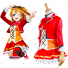 Love Live The School Idol Movie Sunny Day Song Honoka Kosaka Cosplay Costume