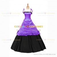 Reenactment Gothic Lolita Civil War Victorian Ball Gown Light Purple Dress