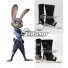 Disney Zootopia Officer Judy Hopps Black Shoes Cosplay Boots