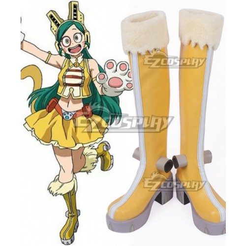 My Hero Academia Boku no Hero Akademia Pussy Cat Ragdoll Yellow Shoes Cosplay Boots