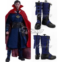 Marvel Doctor Strange Stephen Steve Vincent Strange Blue Shoes Cosplay Boots