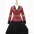 Civil War Country Lolita Victorian Masquerade Theme Red Ball Gown Dress