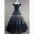 Old West Saloon Girls Period Dress Gothic Ball Gown Black Dress