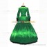 Marie Antoinette Renaissance Period Reenactment Green Lace Dress Ball Gown